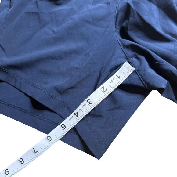 Athlio Men's Elastic Waist 4" Inseam Drawstring Running Shorts Blue Size XS - Picture 6 of 7